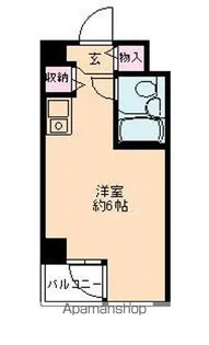 ホーユウコンフォルト蒲田【9階】の間取り