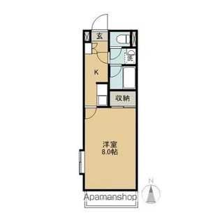 プレミールマンション【2階】の間取り