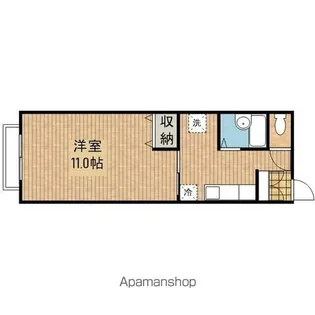 ジュウェル本宮【101号室】の間取り