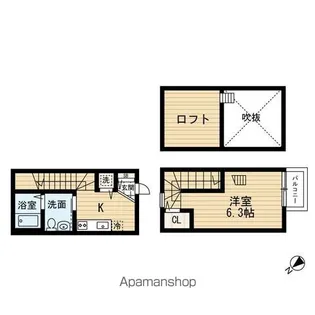 NANALIER【1階】の間取り