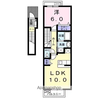 ブルーミントヒルズ【2階】の間取り