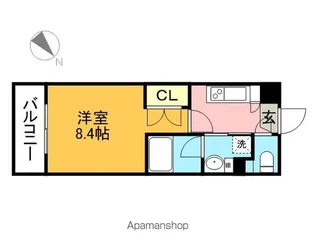ベルウッド南山【1階】の間取り