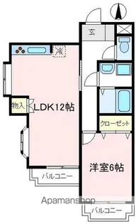 エクセル祇園【2階】の間取り