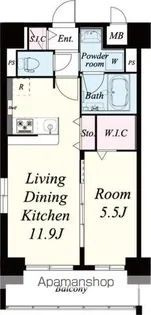 ステラ桜川【2階】の間取り