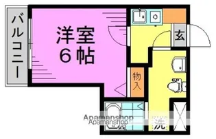 東京都杉並区高円寺北2丁目【マンション】の間取り