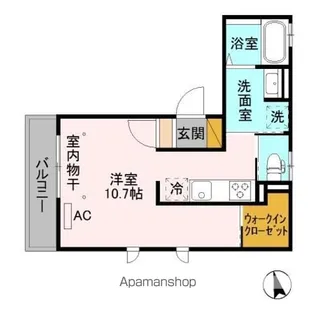 エスポワール七瀬【2階】の間取り