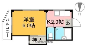 マンションタケシⅠ【2階】の間取り