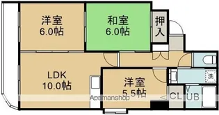 メゾンパティオリーブル豊川【10階】の間取り
