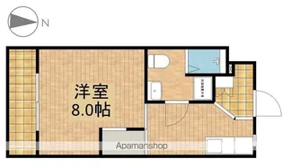 アビタ美吉Ⅴ【1階】の間取り