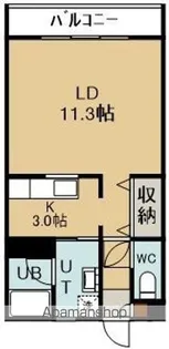 シュロス久根別【2階】の間取り