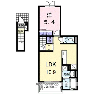 レーベン59【2階】の間取り