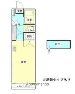 メゾン荒川【202号室】の間取り