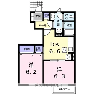 プリマベーラ【1階】の間取り
