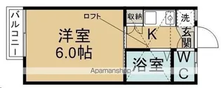 ノーブル宮町【103号室】の間取り