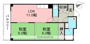 レジデンス・ニチュー【2階】の間取り