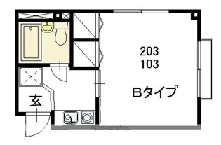 アルシオネMT【203号室】の間取り