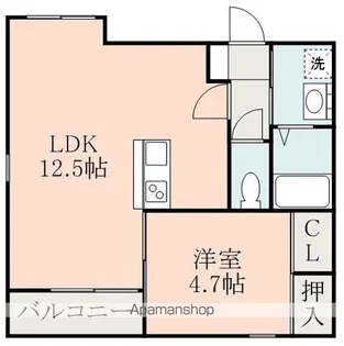 DMT OLIVE【2階】の間取り