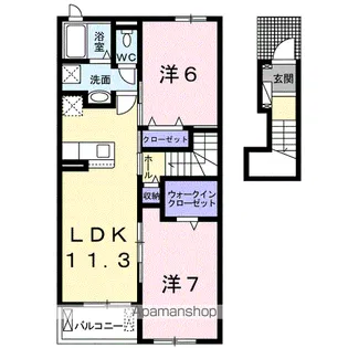 ARDORE TAIKI【2階】の間取り