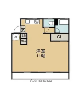 柳コーポ【302号室】の間取り