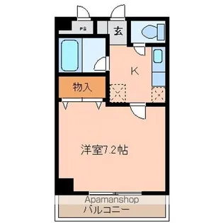 ガーデンプレイスT&T【5階】の間取り