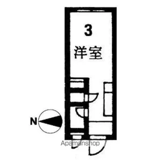 ウイング大久保【2階】の間取り