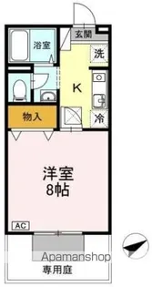 セジュール島田 A棟【1階】の間取り