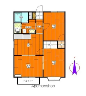 エポックOSADA Ⅱ【101号室】の間取り