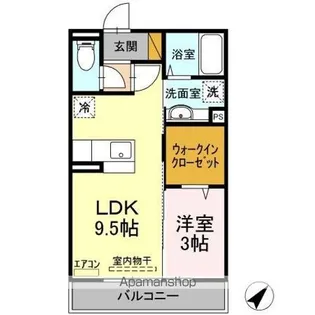 セレーナ並木【3階】の間取り