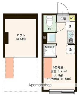 PARK TERRACE 富士見台【1階】の間取り