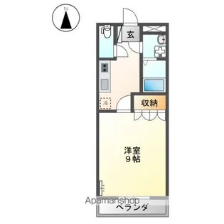 COZY HILLS【2階】の間取り