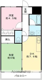 グレース津久野I【303号室号室】の間取り