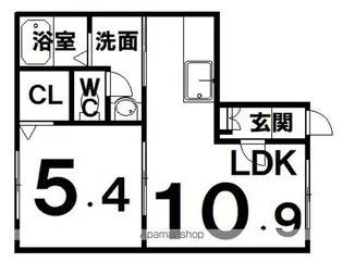 ドメーヌ・モン【2階】の間取り