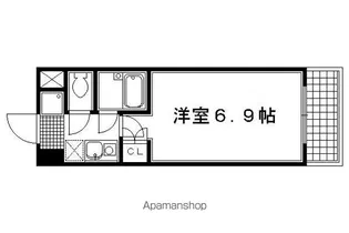 サンシティ四条西洞院【4階】の間取り