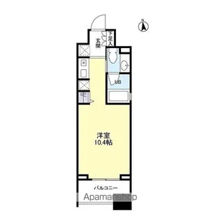 パークフラッツ中目黒【2階】の間取り