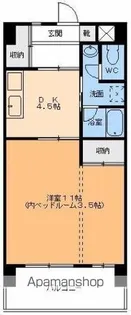 パークハイツ千舟【11階】の間取り