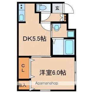 ル・ソレイユ【1階】の間取り