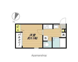 レーヴ・WARABI【2階】の間取り