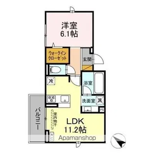 WISTERIA【3階】の間取り