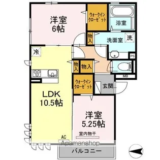 アルブル【2階】の間取り