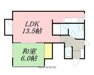 ジョイフル鍛治【101号室】の間取り