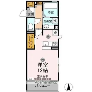 カサブランカⅡ【2階】の間取り