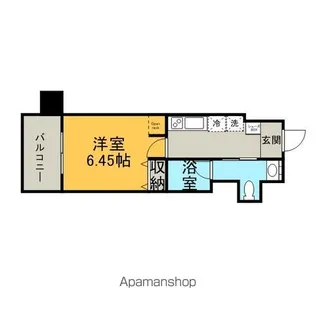 アソシアグロッツォ薬院サウスシーン【10階】の間取り