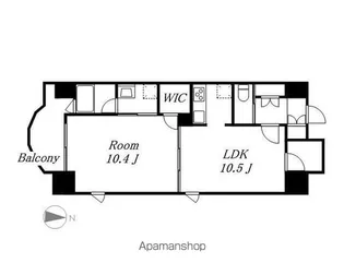 さくらHILLS名駅NORTH【1003号室】の間取り