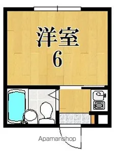 エスティライフあやめ池【2階】の間取り