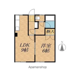 スカイハイツ【2階】の間取り