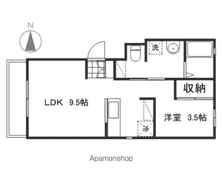 PURE LEAVES【1階】の間取り