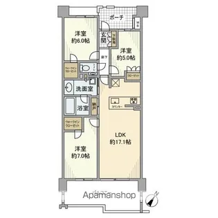 プラウド八事表山ヒルトップ【4階】の間取り