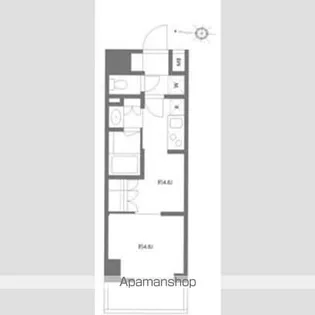 グランパセオ清澄白河Ⅱ【2階】の間取り
