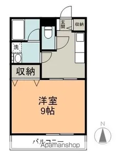 鎌田スカイ【103号室】の間取り