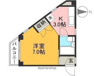 グロリアスハイツ【2階】の間取り